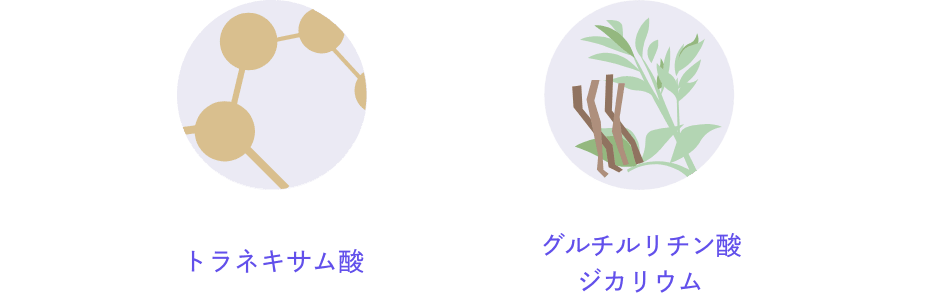 医薬部外品の有効成分を配合